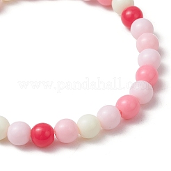 Stretch-Armbänder aus undurchsichtigen Acrylperlen für Kinder&nbsp;BJEW-JB11651