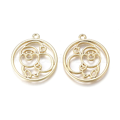 Pendentifs de lunette arrière en alliage de noël&nbsp;PALLOY-L228-003G