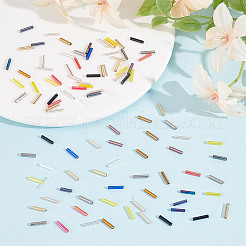 2250pcs 15 Farben Glashornperlen&nbsp;SEED-GO0001-06