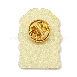 Hippie-Gänseblümchen-Mädchen-Emaille-Anstecknadeln&nbsp;AL-Z002-01G-02