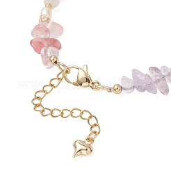 Braccialetti di perline con pietre preziose miste naturali per donna&nbsp;BJEW-JB13219-01