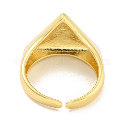 Offene Manschettenringe aus Messing mit Gestellbeschichtung&nbsp;RJEW-Q784-14G