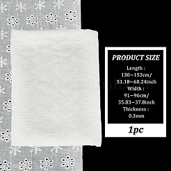Tissu en dentelle brodée de coton&nbsp;OCOR-WH0091-29