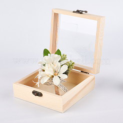 Scatola di legno&nbsp;CON-WH0080-17B