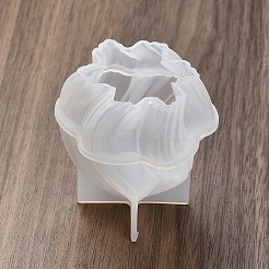 Moules en silicone pour bougies en forme de larme torsadée&nbsp;LS-DIY-G113-06A