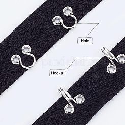 Hakenschnallen aus Stahl&nbsp;FIND-WH0082-92B