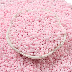 Cuentas de semillas de vidrio esmerilado opaco de color macarrón&nbsp;SEED-K009-12B-09