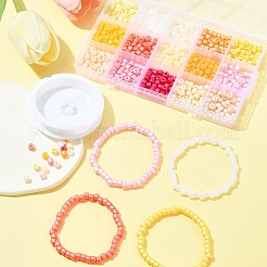 DIY-Sets zur Herstellung von Armbändern aus Ceylon-Glasperlen&nbsp;SEED-FS0001-37