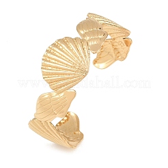 Bracciali rigidi da donna in acciaio inossidabile 304 a tema oceano&nbsp;SA-Z002-03G-02