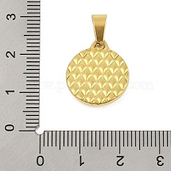 Colgantes de rhinestone de acero inoxidable 304 con revestimiento iónico (IP)&nbsp;STAS-D112-12G-01