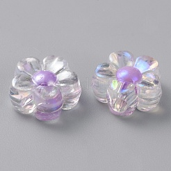 Perles en acrylique transparente&nbsp;OACR-WH0032-13C