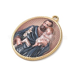 Pendentifs religieux imprimés en acier inoxydable 304&nbsp;STAS-G387-03G-01
