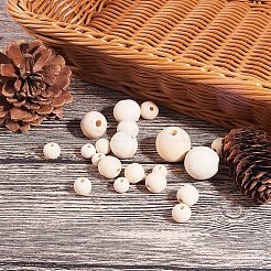 Unfertige Holzperlen&nbsp;WOOD-PH0008-16
