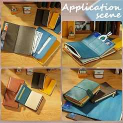 Sacs de rangement à fermeture éclair pour factures en papier&nbsp;ABAG-WH20005-34A-03