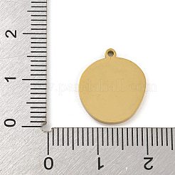 316 chirurgischer Edelstahl Emaille-Anhänger&nbsp;STAS-M073-12G