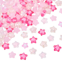 150pcs 5 Arten transparente Acrylperlen&nbsp;MACR-TA0002-54