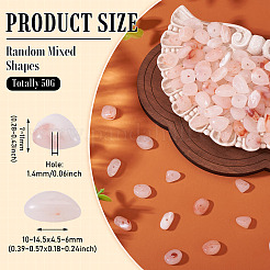 50g de perles acryliques transparentes&nbsp;TACR-TA0001-62G
