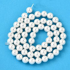 Arc-en-plaqué nacre brins de perles&nbsp;BSHE-L025-02-8mm