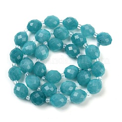 Chapelets de perles en jade de malaisie naturelle&nbsp;G-D305-A01-01M