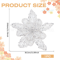 Mayjoy 1 Stück 3D-Blumen-Polyester-Stickerei-Ornament-Zubehör&nbsp;DIY-MA0006-70A