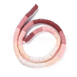 Brins de perles d'argile polymère faites à la main 5 couleur fixes&nbsp;CLAY-S096-029L