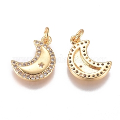 Colgante micropavé cubic zirconia de latón&nbsp;ZIRC-G168-25G