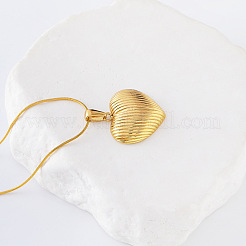 3 collier pendentif en forme de cœur en acier inoxydable de style européen pour femmes et filles&nbsp;ZX5923