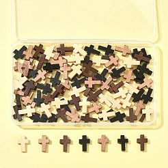 100 Stück Holzanhänger in 4 Farben&nbsp;WOOD-FS0001-50