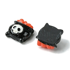 Cabujones decodificados de resina opaca con tema de Halloween&nbsp;LS-CRES-Q219-02I