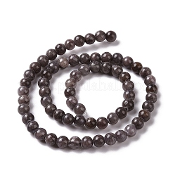 Abalorios de jade natural de mashan hebras&nbsp;DJAD-6D-34
