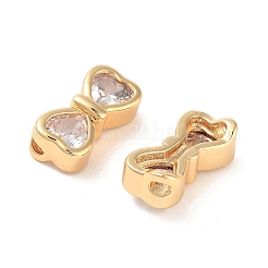 Ottone con perle di zirconia cubica trasparenti&nbsp;KK-B102-38G