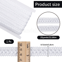 Geflochtenes Spitzenband aus Polyester mit Tausendfüßlermotiv&nbsp;OCOR-WH20012-25B