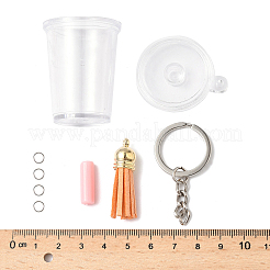 DIY Miniatur-Schlüsselanhänger in Form einer Getränketasse&nbsp;DIY-FP0001-62