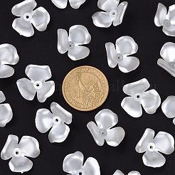 Blume Nachahmung Perle Acryl Perlenkappen&nbsp;OACR-L004-7226