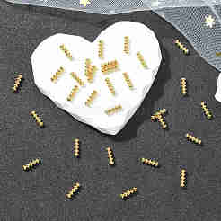 Cuentas de latón shegrace&nbsp;XGRPCN080-232G