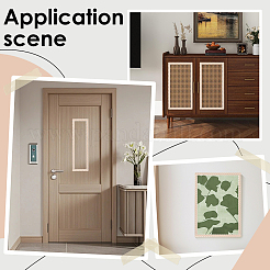 24 pièce de bandes de bordure de taille sculptées en bois pour décoration murale de fond de salon&nbsp;DIY-WH0622-555B