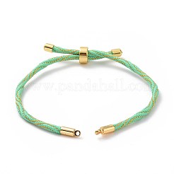 Bracelets argentés en corde de nylon&nbsp;MAK-C003-03G-06