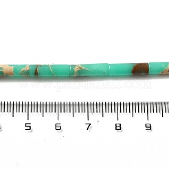 Fili di perline tinti di diaspro imperiale sintetico&nbsp;G-D077-B01-13