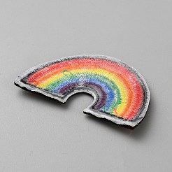 Pride Regenbogen bestickte Stoffaufnäher&nbsp;PATC-WH0010-94
