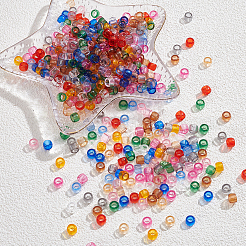 550pcs 11 Farben transparente europäische Acrylperlen&nbsp;OACR-SP0002-22