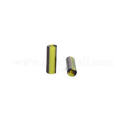 Abalorios de corneta de vidrio con semillas de dos tonos de colores opacos&nbsp;SEED-T006-02A-04
