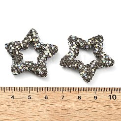 Sternförmige Strassperlen aus Polymerton&nbsp;CLAY-NH0001-06A