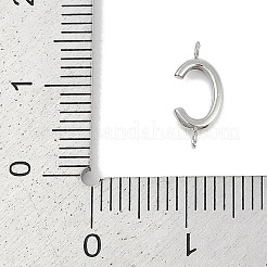 Ciondoli con connettore a lettera in acciaio inossidabile 304&nbsp;LS-STAS-M108-01P-03