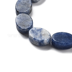 Natürliche blaue Fleck Jaspis Perlen Stränge&nbsp;G-P559-B26-01