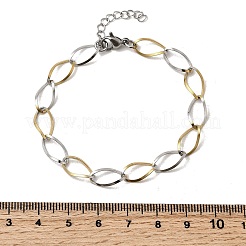 Gliederkettenarmbänder aus 304 Edelstahl für Damen&nbsp;BJEW-A051-02GP