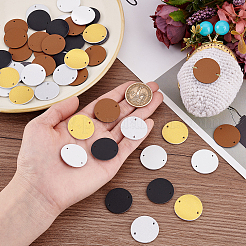 50 etiqueta de cuero sintético de 5 colores&nbsp;DIY-PH0030-33A