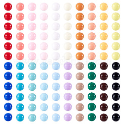 252pcs 14 Farben undurchsichtige Acrylperlen&nbsp;SACR-TA0001-49
