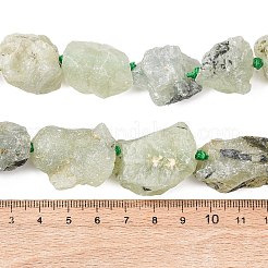 Rohe raue natürliche prehnite Perlenstränge&nbsp;G-P528-A05-01A