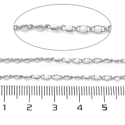 Gedrehte Ketten aus Emaille-Edelstahl 304&nbsp;STAS-R100-40P-06