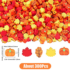 300 Stück handgefertigte Fimo-Perlen&nbsp;CLAY-SP0001-14